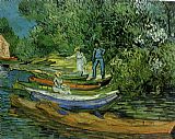 Vincent van Gogh Bank of the Oise at Auvers painting